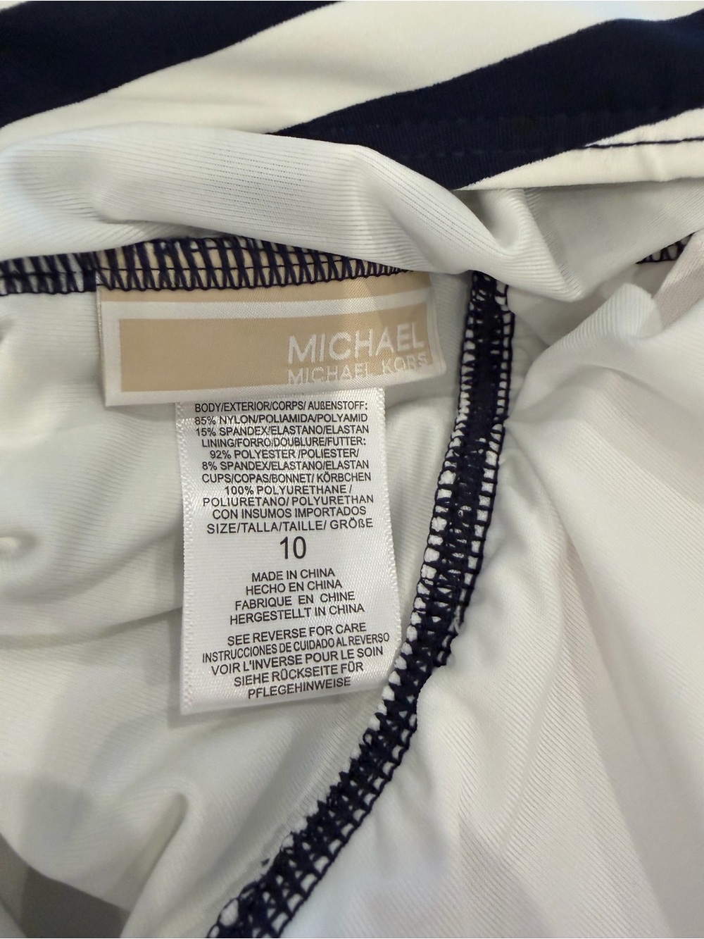 Michael Kors one piece swimsuit. - Picture 2 of 2
